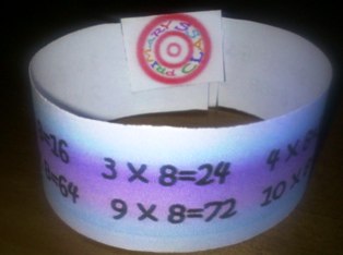 Multiplication Wristband